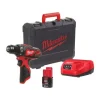 à prix d'occasion Milwaukee M12 BDD-201C – Perceuse Visseuse Li-Ion 12V (1x Batterie 2,0Ah) Dans Mallette – 30Nm – 4933479439 16