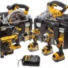 excellent qulity DeWalt DCK699M3T Ensemble De 6 Outils à Batteries 18V Li-Ion (3x Batterie 4.0Ah) Dans TSTAK 7