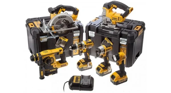 excellent qulity DeWalt DCK699M3T Ensemble De 6 Outils à Batteries 18V Li-Ion (3x Batterie 4.0Ah) Dans TSTAK 1