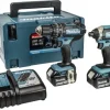 Makita DLX2131JX Pack Outils Sans-fil 18V Li-ion – Perceuse Visseuse (DHP482) & Visseuse à Percussion (DTD152) – Batterie (2x 3,0 Ah) – Mbox Livraison internationale 22