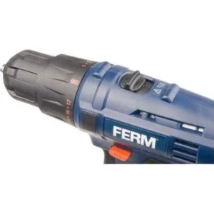 en vente FERM CDM1120 – Set Perceuse Visseuse Li-Ion 18V (2x Batterie 1.5Ah) Dans Mallette – 32Nm 10