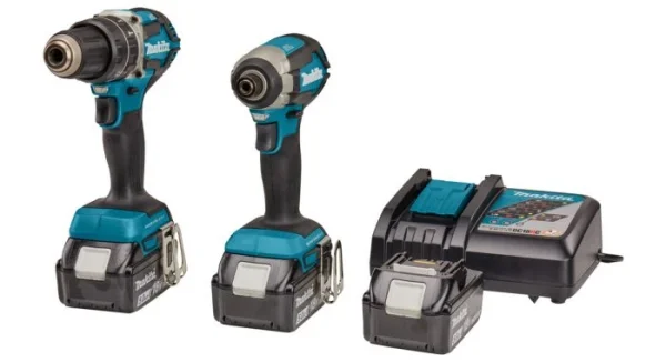 Makita DLX2180TJ1 Perceuse à Percussion Sans-fil (DHP484) & Visseuse à Percussion Sans-fil (DTD153) – 18V Li-ion (3x 5,0 Ah) – Mbox – Brushless marque moins cher 4