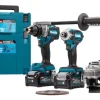 à prix imbattables MAKITA DK0125G301 Pack 3 Machines Sans-fil – XGT 40V Max Li-ion – Batteries (2x 4,0 Ah) – Mbox -Brushless 8