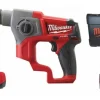 Milwaukee M12 CH-202C Marteau Perforateur SDS-plus à Batteries 12V Li-Ion Set (2x Batterie 2,0Ah) Dans Coffret – Moteur Sans Charbon – 1,1J – 4933441997 Paiement sécurisé 22