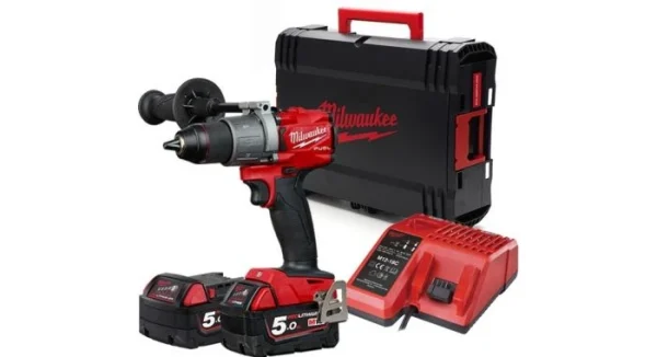 Milwaukee M18ONEPD2-502X 18V Li-Ion Accu ONE KEY Perceuse à Percussion Set (2×5,0Ah) En HD Box – Moteur BL – 4933464527 magasin 1