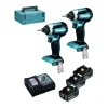 en ligne vente Visseuse à Percussion Sans-fil Makita DLX2236TJ1 – 18V Li-ion – 3 Batteries 5,0 Ah – MBOX 17