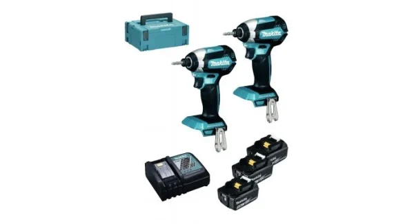 en ligne vente Visseuse à Percussion Sans-fil Makita DLX2236TJ1 – 18V Li-ion – 3 Batteries 5,0 Ah – MBOX 1