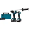 Meilleur Prix Garanti Makita DLX2175TJ Pack 2 Outils Sans-fil – 18V Li-ion – Perceuse Visseuse à Percussion (DDF481) & Visseuse à Percussion (DTD154) – 2 Batteries 2x 5,0 Ah – Mbox 5