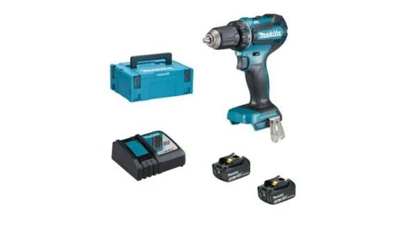 Perceuse Visseuse Sans-fil Makita DDF485RFJ – 18V Li-ion – 2 Batteries 3,0 Ah – MAKPAC – Brushless – 50 Nm a Prix Discount 1