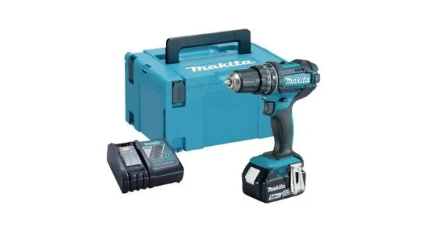 haute qualité Makita DHP482RF – Set Perceuse Visseuse à Percussion Li-Ion 18V (1x Batterie 3.0Ah) Dans MAKPAC 1