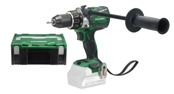 Top ventes HiKOKI DS18DBL2W2Z – Perceuse Visseuse Sans Fil Li-Ion 18 V (machine Seule) Dans HSC – Moteur Brushless – 136 Nm 1