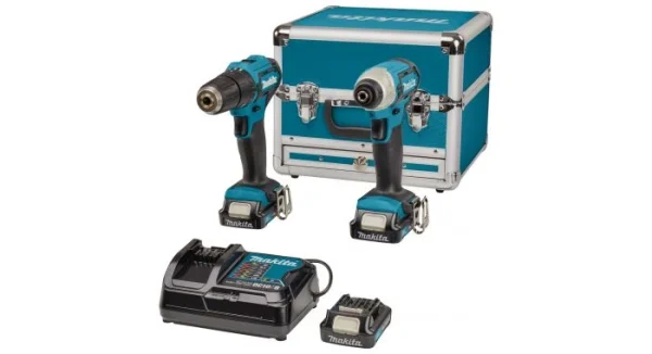 magasin en ligne france Makita CLX228SAX2 Visseuse à Percussion 10,8 V Li-ion (TD110D) & Perceuse Visseuse à Percussion (HP333D) – Batteries (3 X 2,0 Ah) – Coffret – CLX228SAX2 3