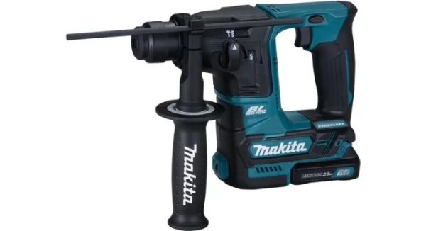 mode Marteaux Rotatifs Sans-fil Makita HR166DSAJ – 10,8V Li-ion – SDS-plus – 2 Batteries 2,0 Ah – MAKPAC – 1,1 J – Brushless 1