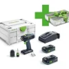 magasins pas chers Festool T 18+3 HPC 4,0 I-Plus Organizer Edition – Perceuse-visseuse Sans Fil – 577428 11