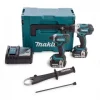 Makita DLX2145MJ – Pack 2 Outils Sans-fil – 18V Li-ion – Perceuse Et Boulonneuse -2 Batteries 4,0 Ah – Mbox marque moins cher 5