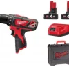 en ligne officielle Milwaukee M12 BDD-402C – Set Perceuse Visseuse Li-Ion 12V (2x Batterie 4.0Ah) Dans Mallette – 38Nm – 4933441925 11