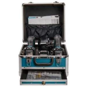 magasin en ligne france Makita CLX228SAX2 Visseuse à Percussion 10,8 V Li-ion (TD110D) & Perceuse Visseuse à Percussion (HP333D) – Batteries (3 X 2,0 Ah) – Coffret – CLX228SAX2 9