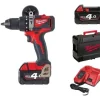 soldes de Noël Milwaukee M18 BLPD2-402X Ensemble Perceuse / Tournevis à Percussion Sur Batterie 18V Li-Ion (2x Batterie 4.0Ah) Dans Un Boîtier HD – Sans Balai – 82Nm – 4933464560 5