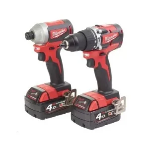 marque pas cher Milwaukee M18 CBLPP2A-402C – Set Perceuse à Percussion (M18 CBLPD-0) & Visseuse à Choc (M18 CBLID-0) (2x Batterie 4,0Ah) Dans HD Box – 4933464536 7