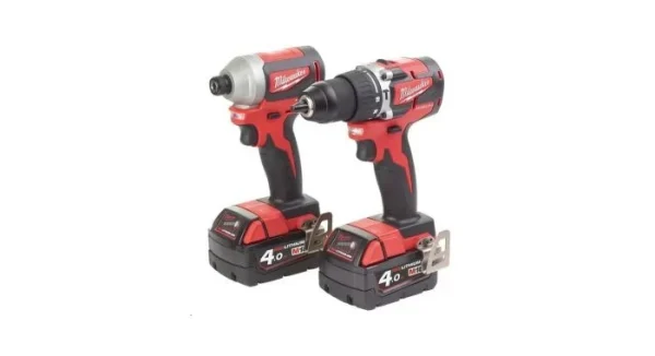 marque pas cher Milwaukee M18 CBLPP2A-402C – Set Perceuse à Percussion (M18 CBLPD-0) & Visseuse à Choc (M18 CBLID-0) (2x Batterie 4,0Ah) Dans HD Box – 4933464536 3