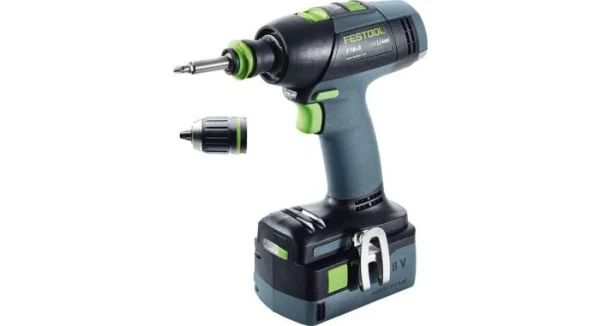 vente en ligne Festool T 18+3 HPC 4,0 I-Plus – Perceuse-visseuse Sans Fil – 576446 1