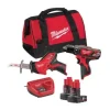 Milwaukee M12 BPP2C-402B PowerPack (C12 HZ + M12 BDD + 2 X 4,0 Ah Batterie + 60 Min. Chargeur + Contractor Bag) – 12V – 4933441230 boutique paris 22