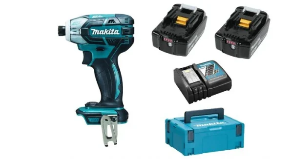 Visseuse à Impulsions Hydraulique Sans-fil Makita DTS141RMJ – 18V Li-ion – 2 Batteries 4,0 Ah – MAKPAC – Brushless économies garanties 1