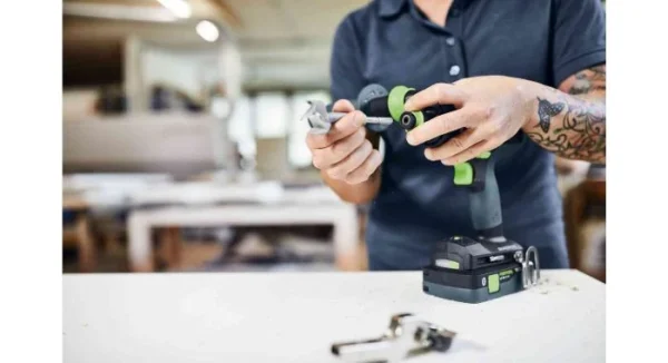 Festool TPC 18/4 5,2/4,0 I-Plus – Perceuse-visseuse à Percussion Sans Fil – 575605 nouvelle saison 4