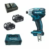 Visseuse à Impulsions Hydraulique Sans-fil Makita DTS141RTJ – 18V Li-ion – 2 Batteries 5,0 Ah – MAKPAC – Brushless Officielle 5