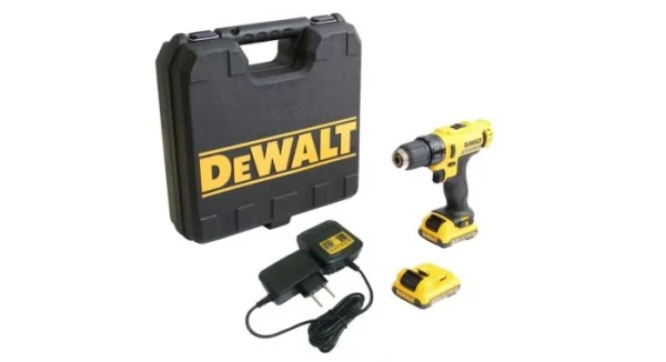 DeWalt DCD710D2 – Set Perceuse Visseuse Li-Ion XR 10.8V (2x Batterie 2.0Ah) Dans Mallette – 24Nm – DCD710D2-QW Pas Cher soldes France 1