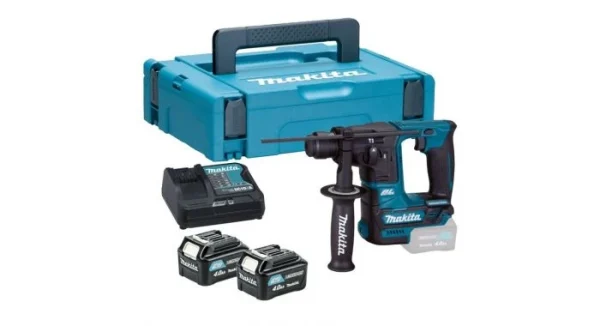 Perforateur SDS-plus Sans-fil – Makita HR166DSMJ – 10,8V Li-ion – 2 Batteries 4,0 Ah – MAKPAC – 1,1 J grande surprise 1