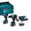 grande qualité MAKITA DLX2418TJ Pack 2 Outils Sans-fil – 18V Li-ion – Perceuse-visseuse à Percussion (DHP486) Et Visseuse à Percussion (DTD153) – 3 Batteries 5,0 Ah) Mbox 22