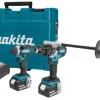 MAKITA DLX2146T Ensemble 2 Outils Sans-fil – 18V Li-ion – Perceuse Visseuse à Percussion (DHP481) Et Visseuse à Percussion (DTD152) – 2 Batteries 5,0 Ah) – Coffret prix pas cher 22