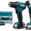 Makita CLX224SAX1 – Kit Perceuse Visseuse 12V Li-ion (DF333D) & Visseuse à Choc (TD110D) – Coffret – Batteries (2x 2,0 Ah) Neuve avec étiquette 5