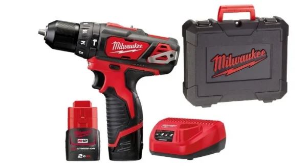 soldes en ligne Milwaukee M12 BPD-202C Li-Ion Perceuse à Percussion Compacte – 12V – 4933441940 1