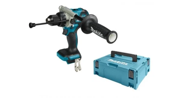 Makita DHP486ZJ Perceuse Visseuse à Percussion Sans Fil – 18 V Li-ion – Makpac – 130 Nm – Brushless – Machine Seule Authentic Original licence 1