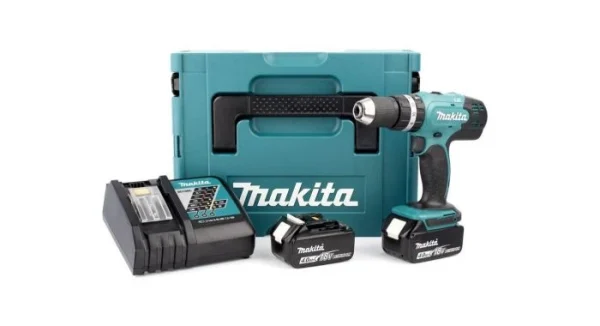 Makita DHP453RMJ Perceuse Visseuse à Percussion 18V Li-Ion (2x Batterie 4.0Ah) Dans Makpac magasin france 1